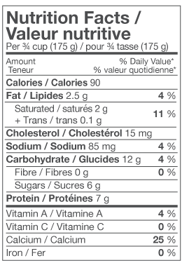 Nutrition Facts