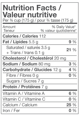 Nutrition Facts