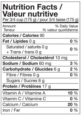 Nutrition Facts