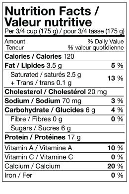 Nutrition Facts