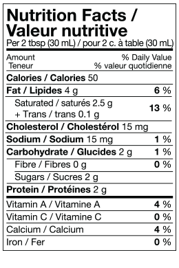 Nutrition Facts
