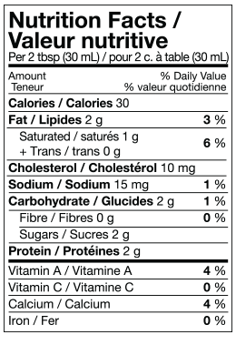 Nutrition Facts