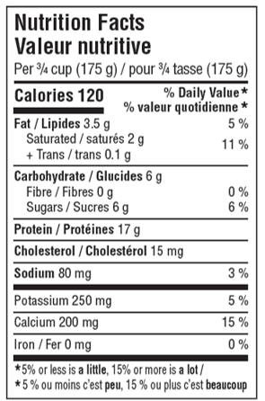 Nutrition Facts