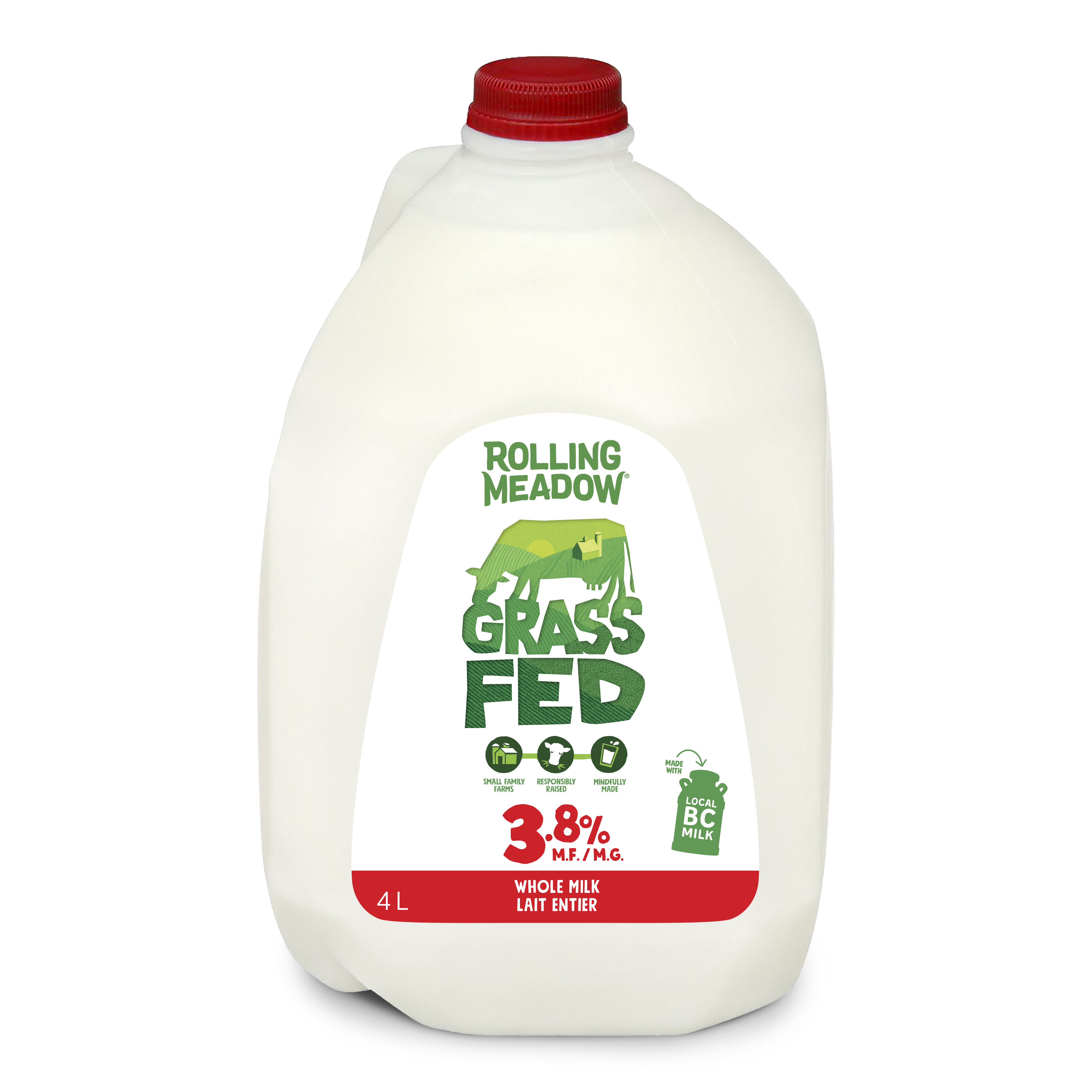 3.8% Milk - 4L